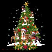 Pitbull Christmas Tree Pitbull Dog Xmas Party Great Gift Coffee Mug thumb 5