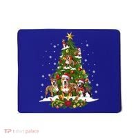 Pitbull Christmas Tree Pitbull Dog Xmas Party Great Gift Mousepad thumb 0