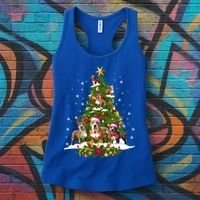 Pitbull Christmas Tree Pitbull Dog Xmas Party Great Gift Women's Tank Top thumb 3