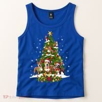 Pitbull Christmas Tree Pitbull Dog Xmas Party Great Gift Tank Top thumb 2
