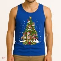 Pitbull Christmas Tree Pitbull Dog Xmas Party Great Gift Tank Top thumb 3