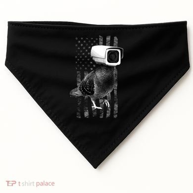Pidgeon Camera USA Flag USA-Made Doggie Bandana