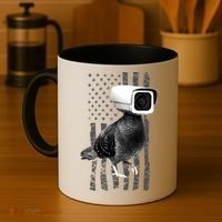 Pidgeon Camera USA Flag Coffee Mug thumb 4