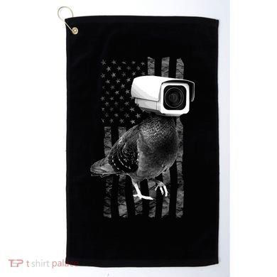Pidgeon Camera USA Flag Golf Towel