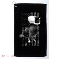 Pidgeon Camera USA Flag Golf Towel thumb 0