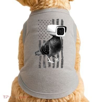 Pidgeon Camera USA Flag Doggie Tank