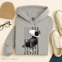 Pidgeon Camera USA Flag Hoodie thumb 4