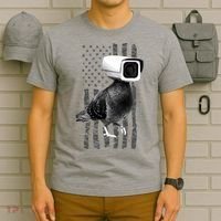 Pidgeon Camera USA Flag T-Shirt thumb 6
