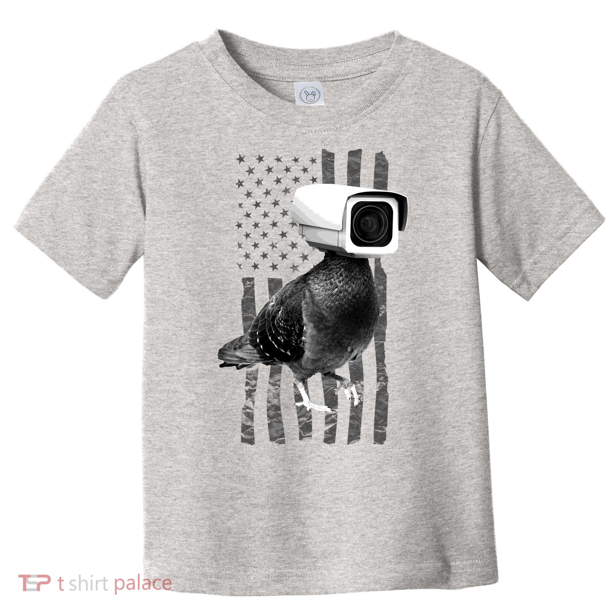 Pidgeon Camera USA Flag Toddler T-Shirt