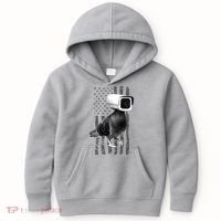 Pidgeon Camera USA Flag Kids Hoodie thumb 0