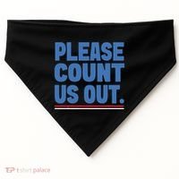 Please Count Us Out Funny Phoenix City Arizona USA-Made Doggie Bandana thumb 0