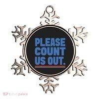 Please Count Us Out Funny Phoenix City Arizona Ornament thumb 0