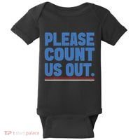 Please Count Us Out Funny Phoenix City Arizona Baby Bodysuit thumb 0