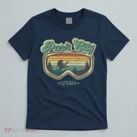 Park City Utah Ski Winter Sports Vintage Souvenir Skier T-Shirt thumb 5