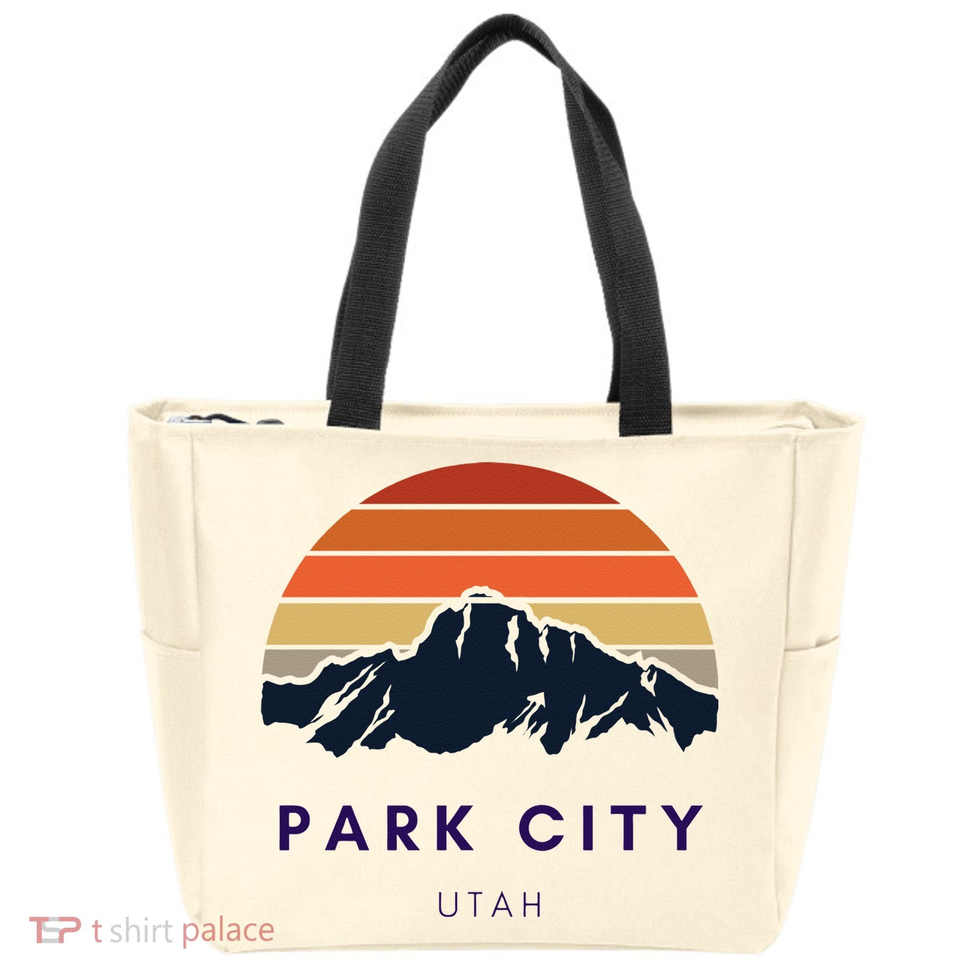 Park City Utah Skiing Snowboarding Hikers Utah Gifts UT Tote Bag