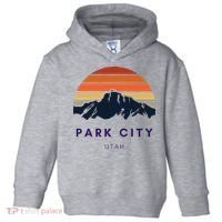 Park City Utah Skiing Snowboarding Hikers Utah Gifts UT Toddler Hoodie thumb 0