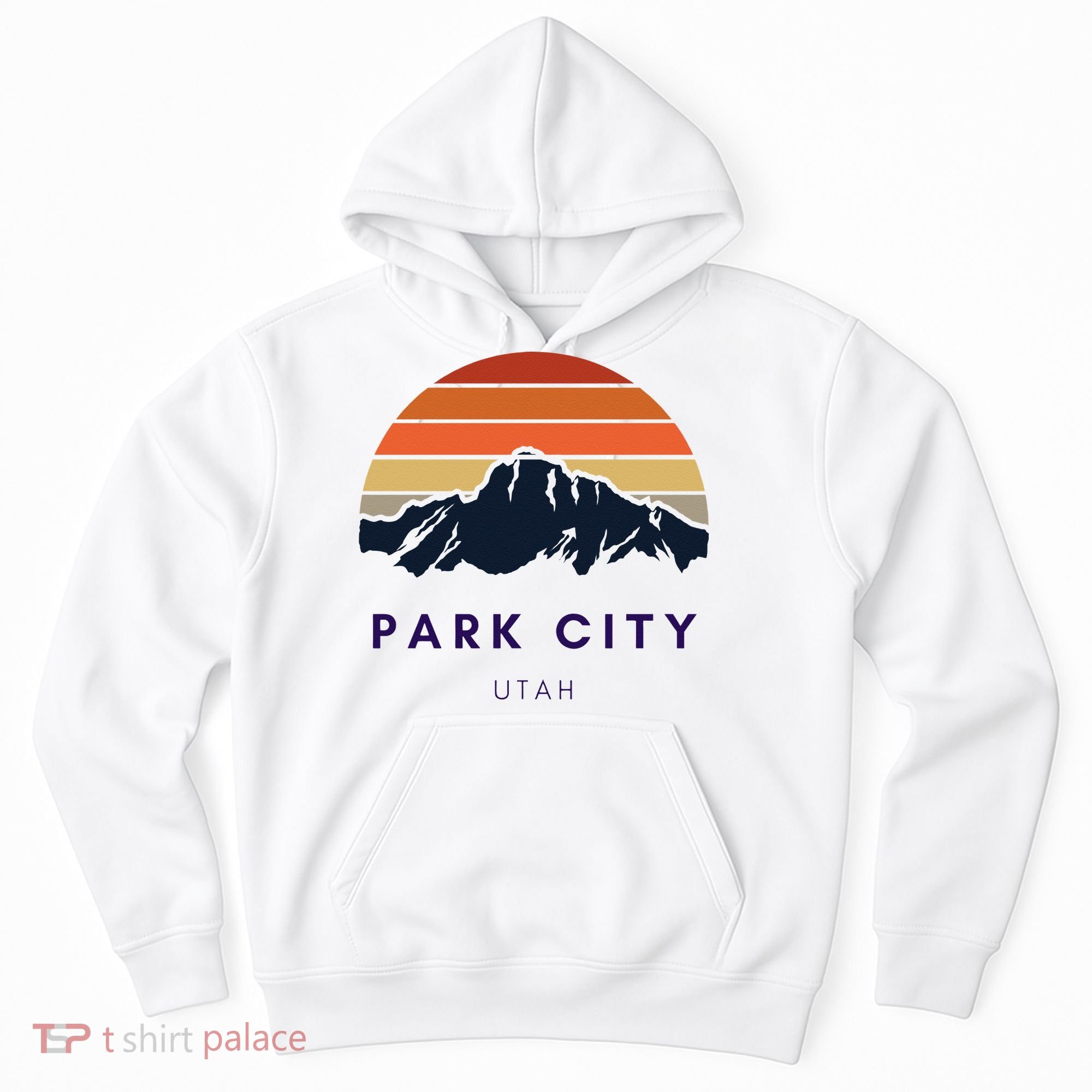 Park City Utah Skiing Snowboarding Hikers Utah Gifts UT Hoodie