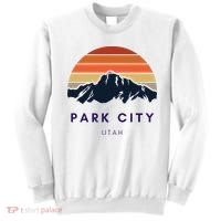 Park City Utah Skiing Snowboarding Hikers Utah Gifts UT Sweatshirt thumb 0