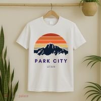 Park City Utah Skiing Snowboarding Hikers Utah Gifts UT T-Shirt thumb 2