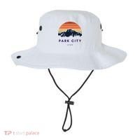 Park City Utah Skiing Snowboarding Hikers Utah Gifts UT Bucket Hat thumb 0