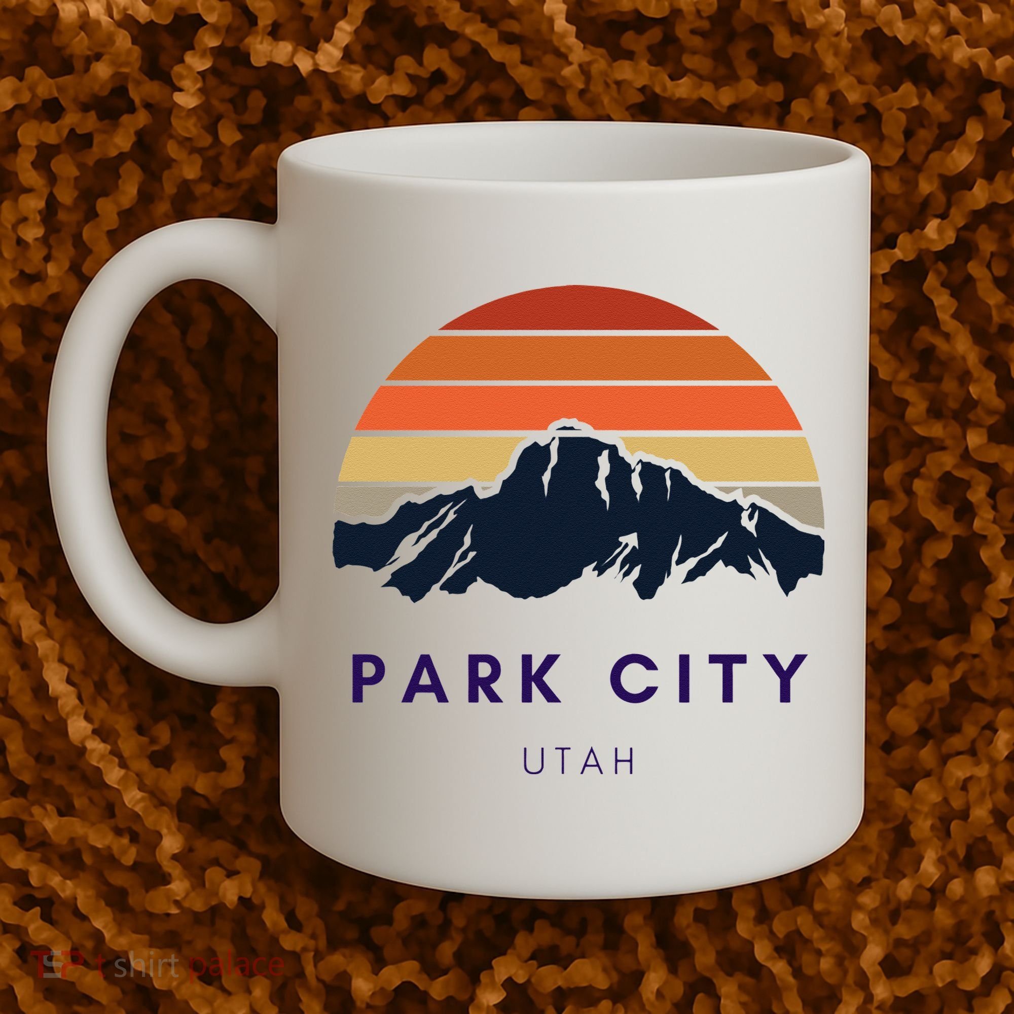Park City Utah Skiing Snowboarding Hikers Utah Gifts UT Coffee Mug