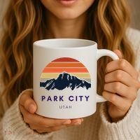 Park City Utah Skiing Snowboarding Hikers Utah Gifts UT Coffee Mug thumb 3