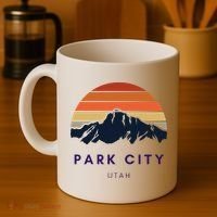 Park City Utah Skiing Snowboarding Hikers Utah Gifts UT Coffee Mug thumb 4
