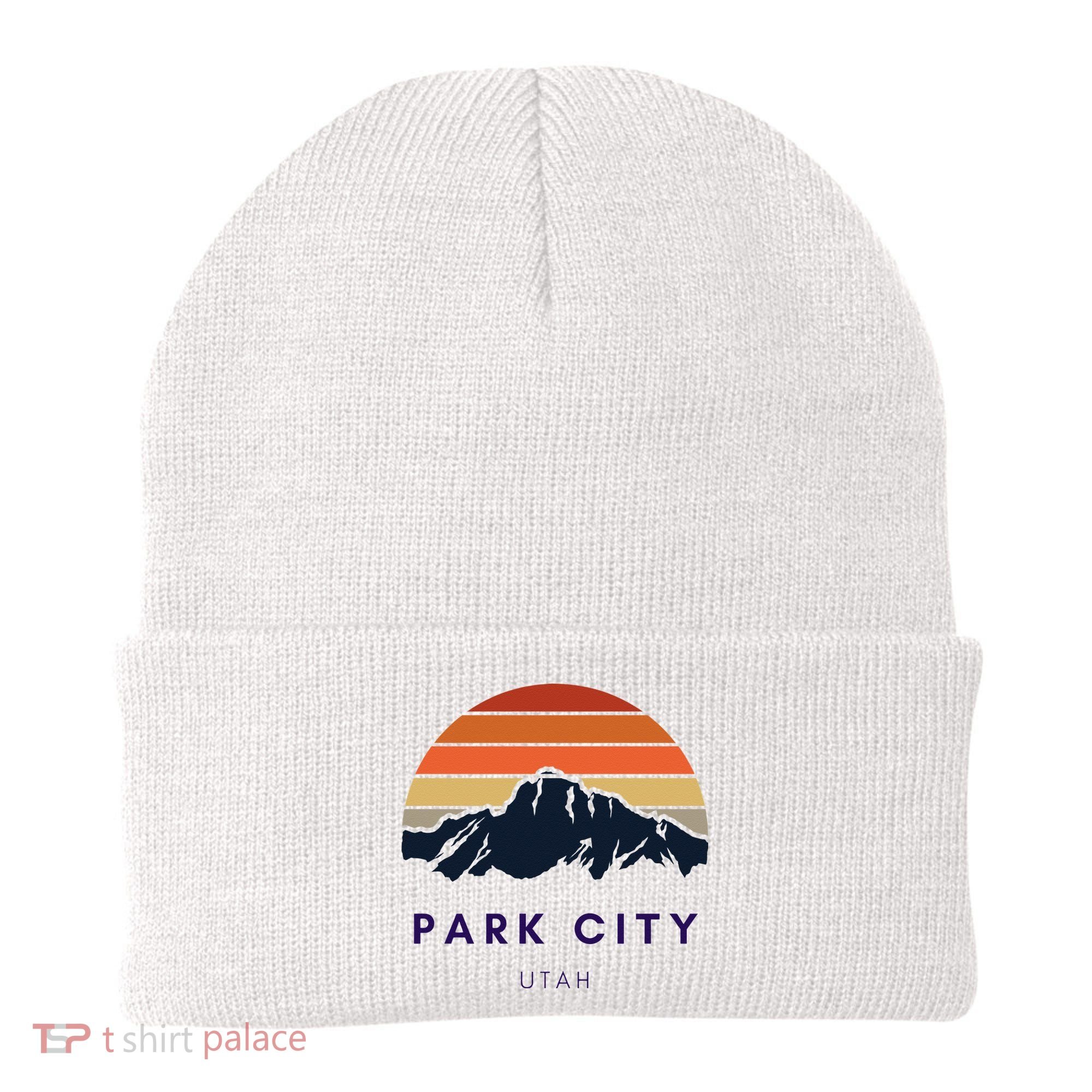 Park City Utah Skiing Snowboarding Hikers Utah Gifts UT Beanie