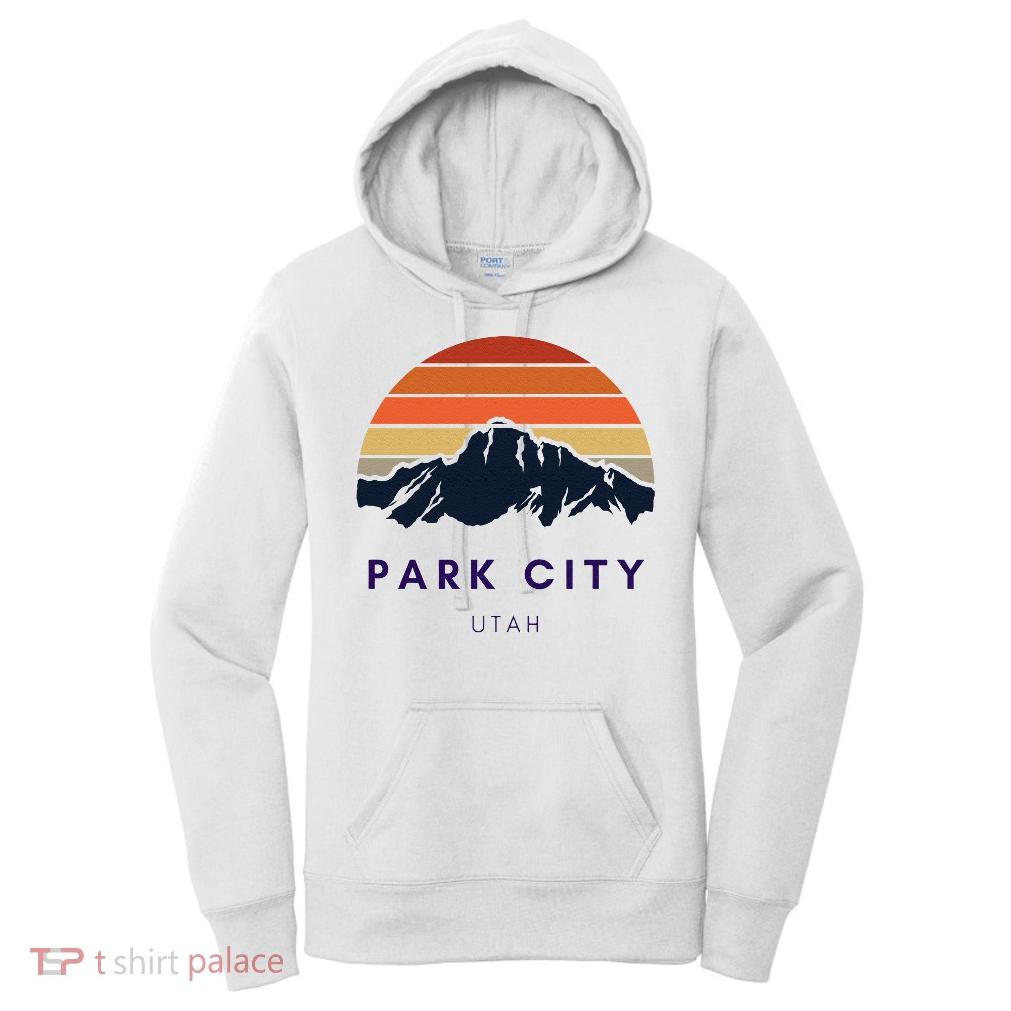 Park City Utah Skiing Snowboarding Hikers Utah Gifts UT Women's Hoodie