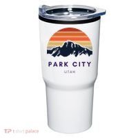 Park City Utah Skiing Snowboarding Hikers Utah Gifts UT Tumbler thumb 0