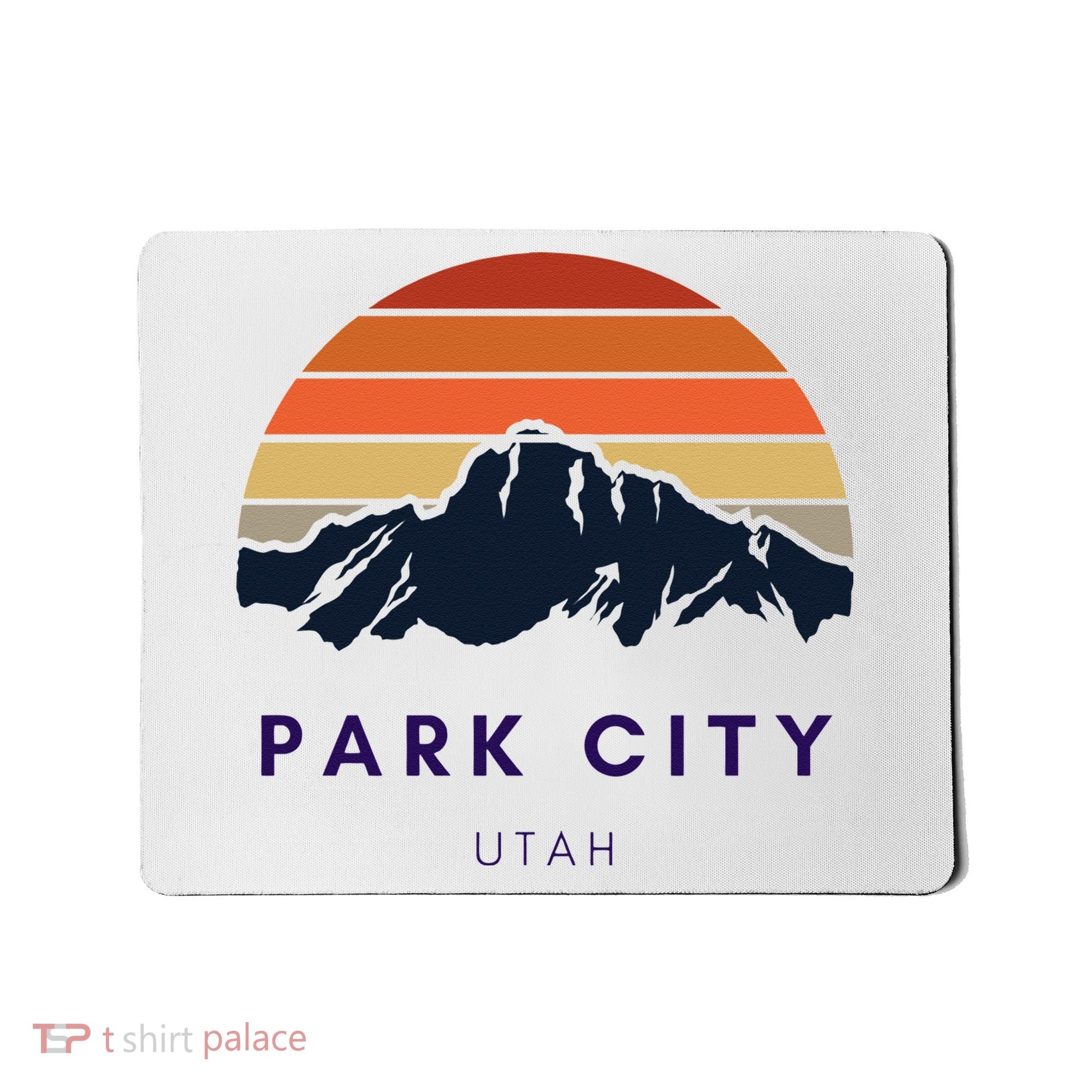 Park City Utah Skiing Snowboarding Hikers Utah Gifts UT Mousepad