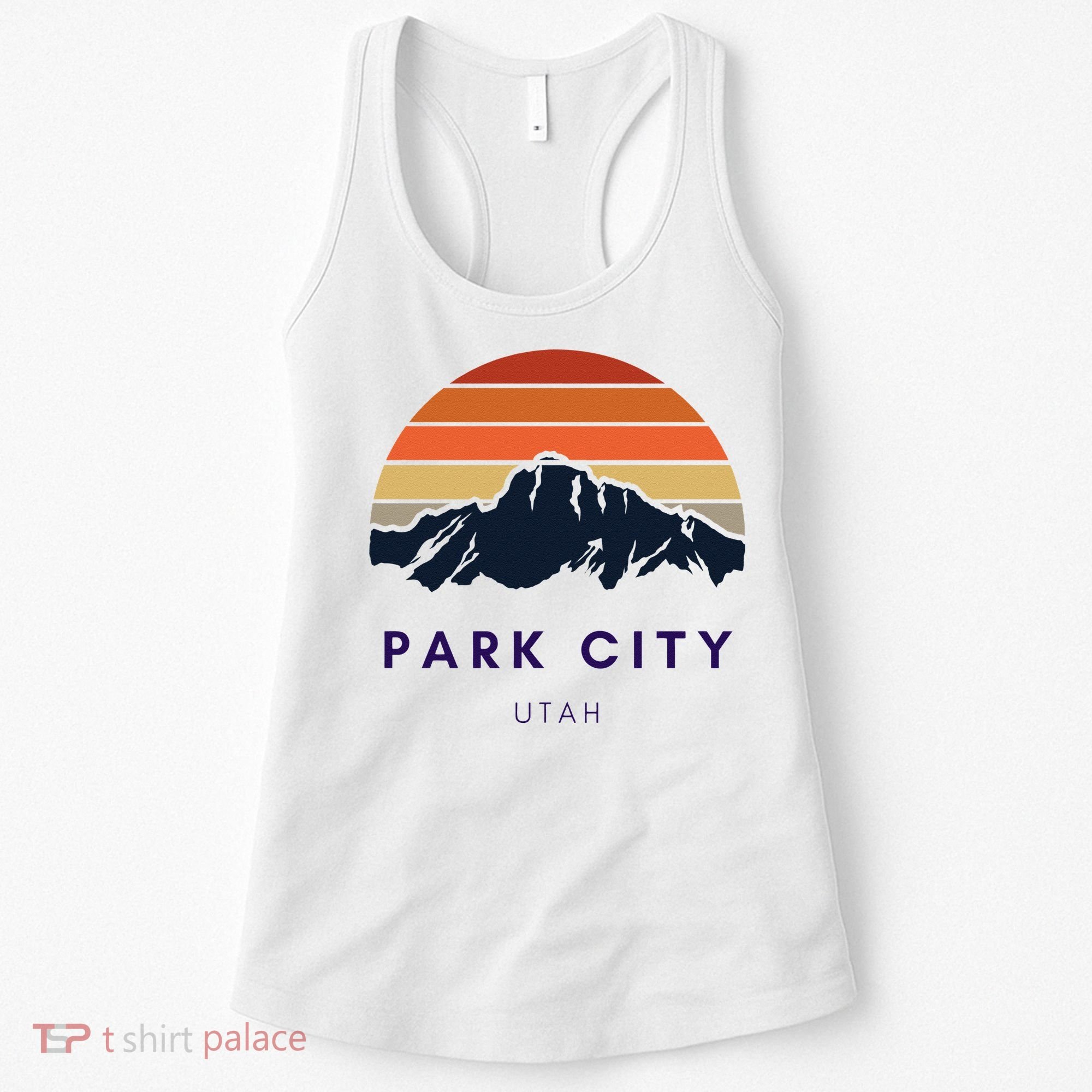 Park City Utah Skiing Snowboarding Hikers Utah Gifts UT Women's Tank Top