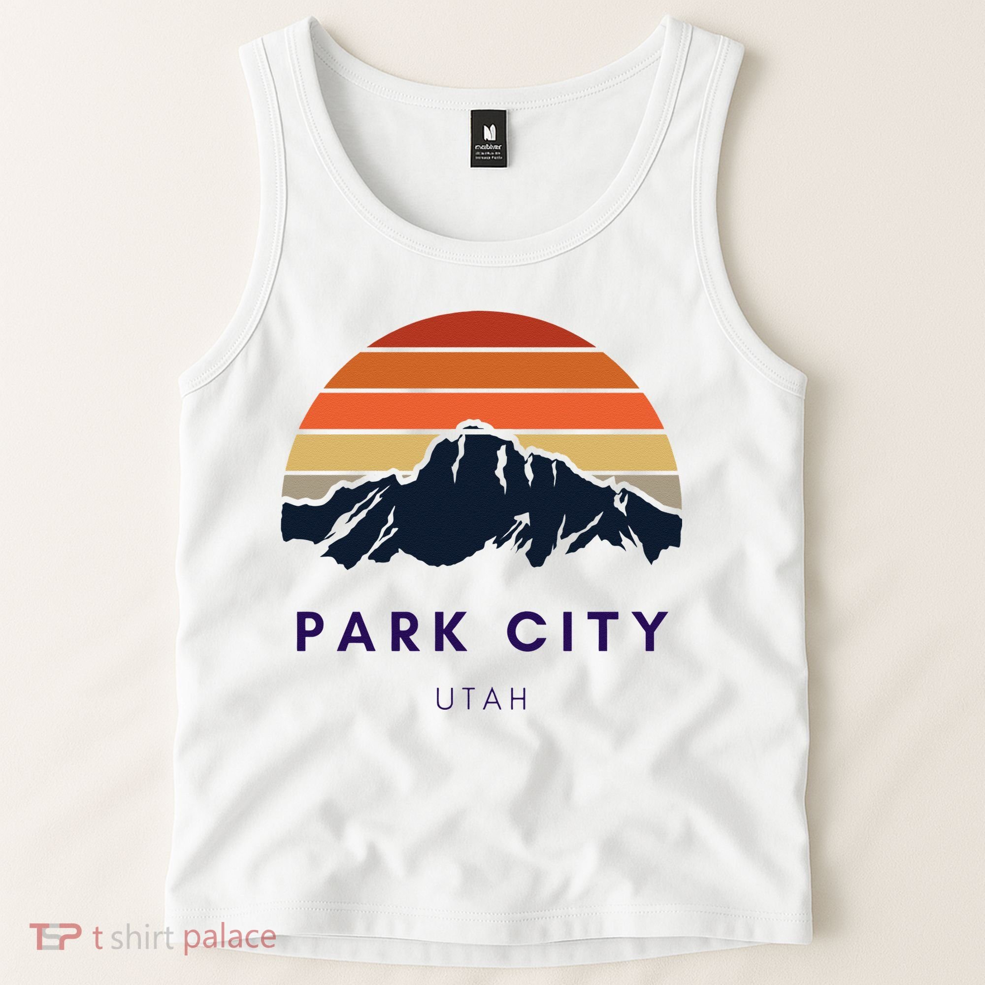 Park City Utah Skiing Snowboarding Hikers Utah Gifts UT Tank Top