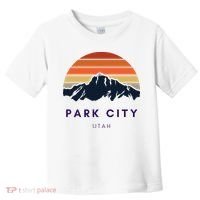 Park City Utah Skiing Snowboarding Hikers Utah Gifts UT Toddler T-Shirt thumb 0