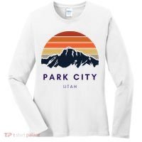 Park City Utah Skiing Snowboarding Hikers Utah Gifts UT Women's Long Sleeve Shirt thumb 0