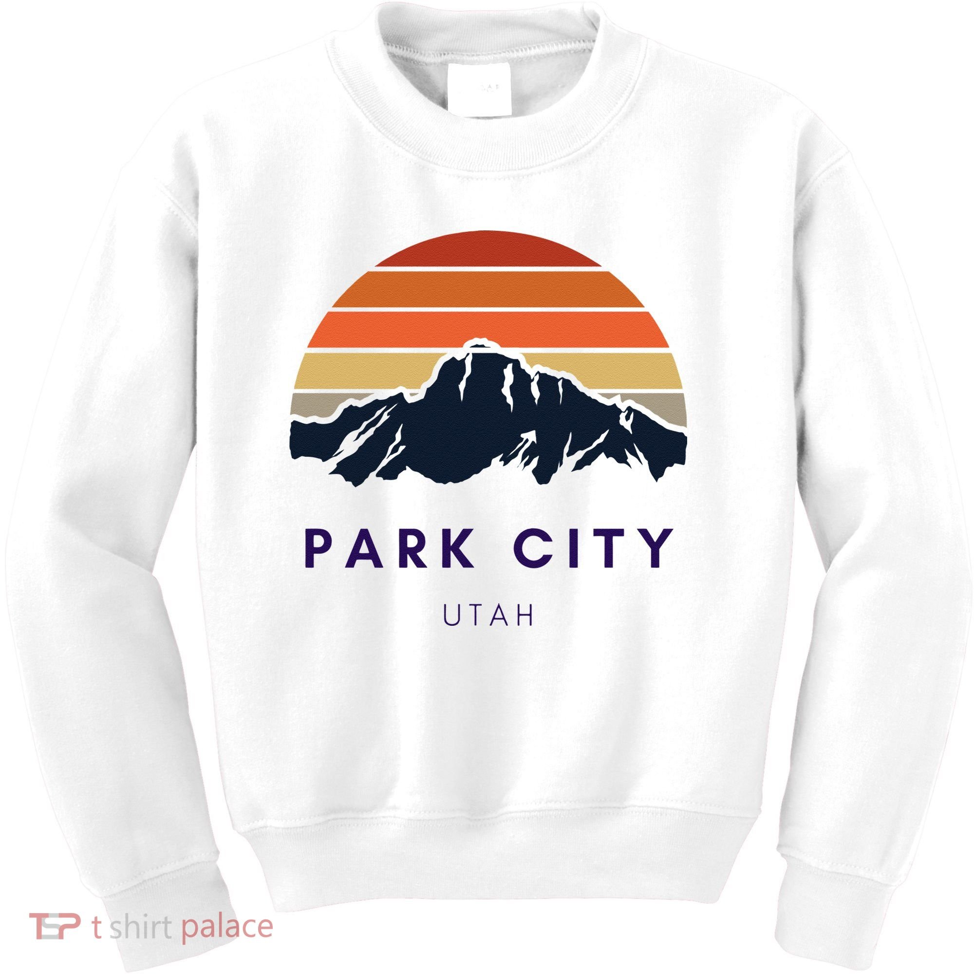 Park City Utah Skiing Snowboarding Hikers Utah Gifts UT Kids Sweatshirt