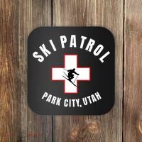 Park City Utah Ski Patrol Gift Coaster thumb 0