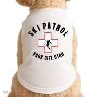 Park City Utah Ski Patrol Gift Doggie Tank thumb 0