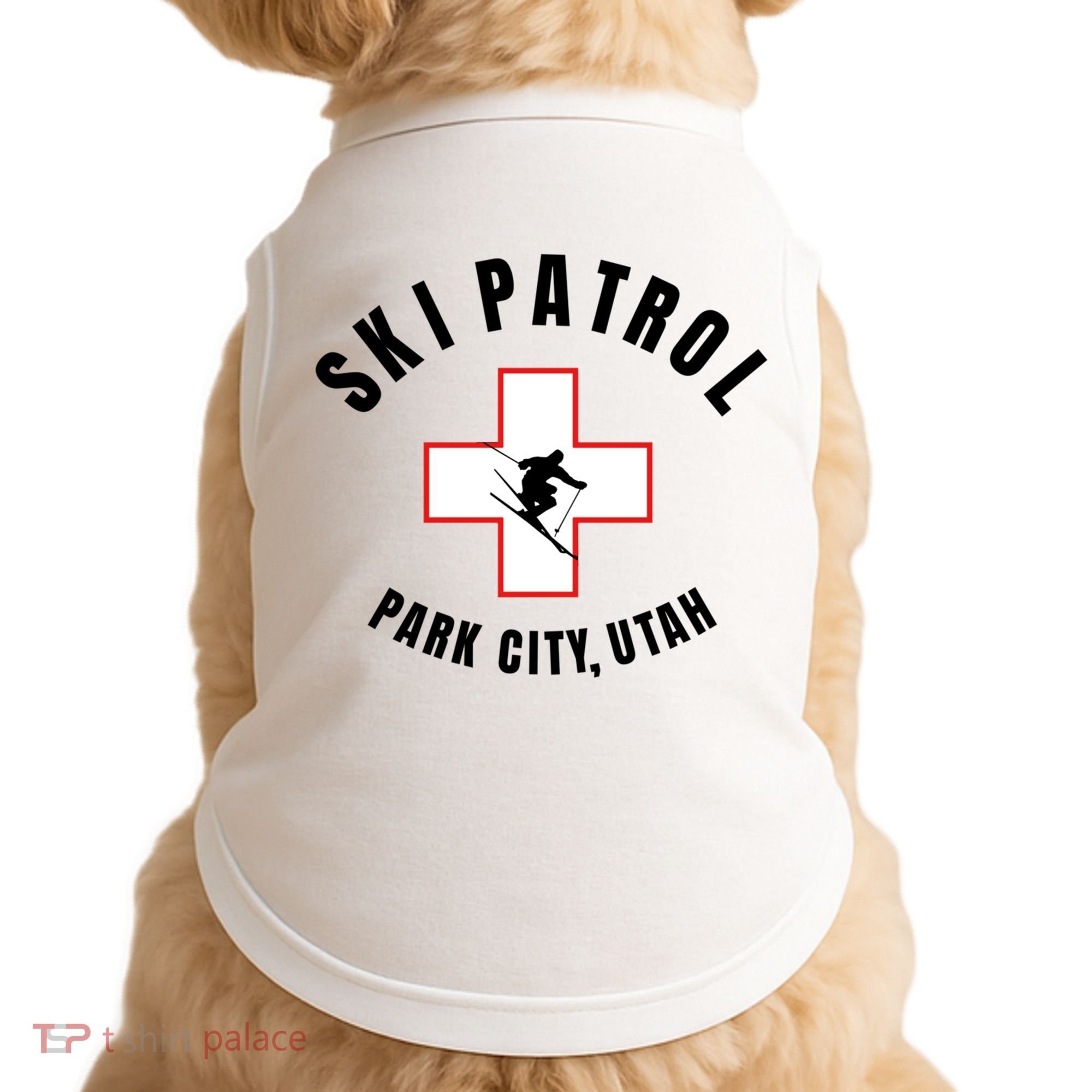 Park City Utah Ski Patrol Gift Doggie Tank