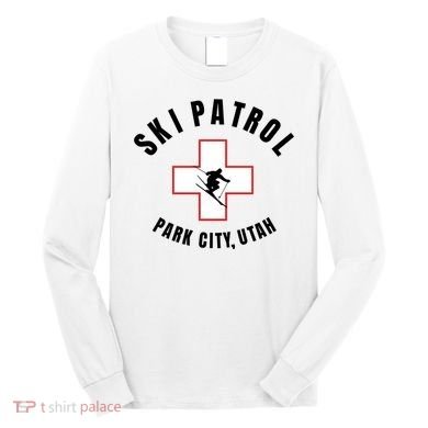 Park City Utah Ski Patrol Gift Long Sleeve Shirt