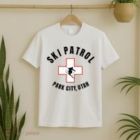 Park City Utah Ski Patrol Gift T-Shirt thumb 2