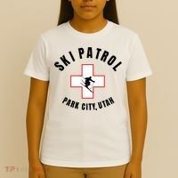 Park City Utah Ski Patrol Gift T-Shirt thumb 4