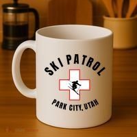 Park City Utah Ski Patrol Gift Coffee Mug thumb 4