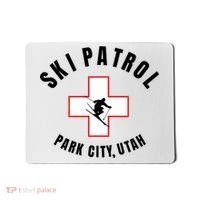 Park City Utah Ski Patrol Gift Mousepad thumb 0