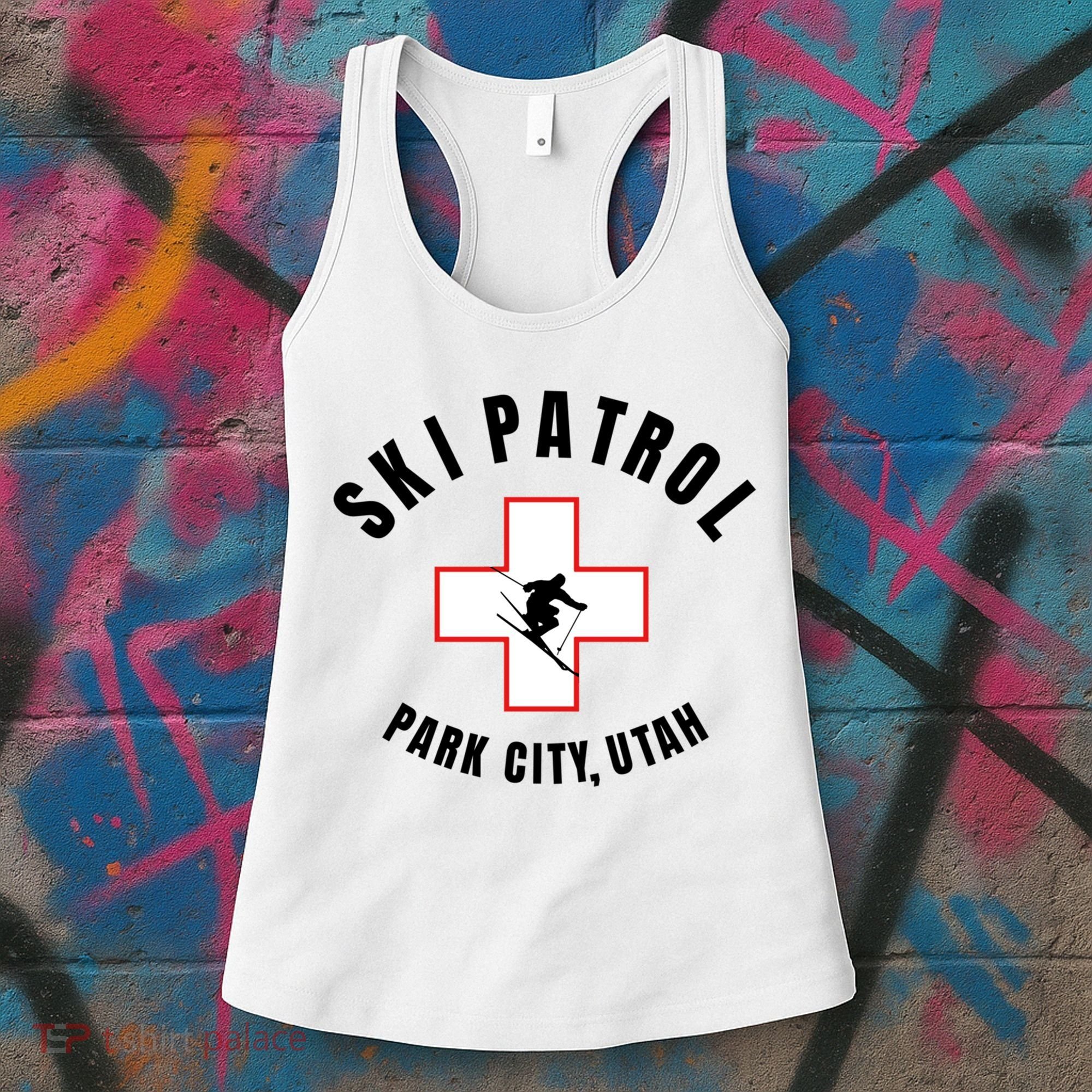 Park City Utah Ski Patrol Gift Women's Tank Top