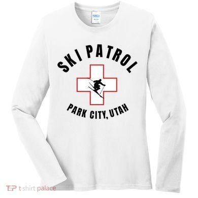 Park City Utah Ski Patrol Gift Women's Long Sleeve Shirt