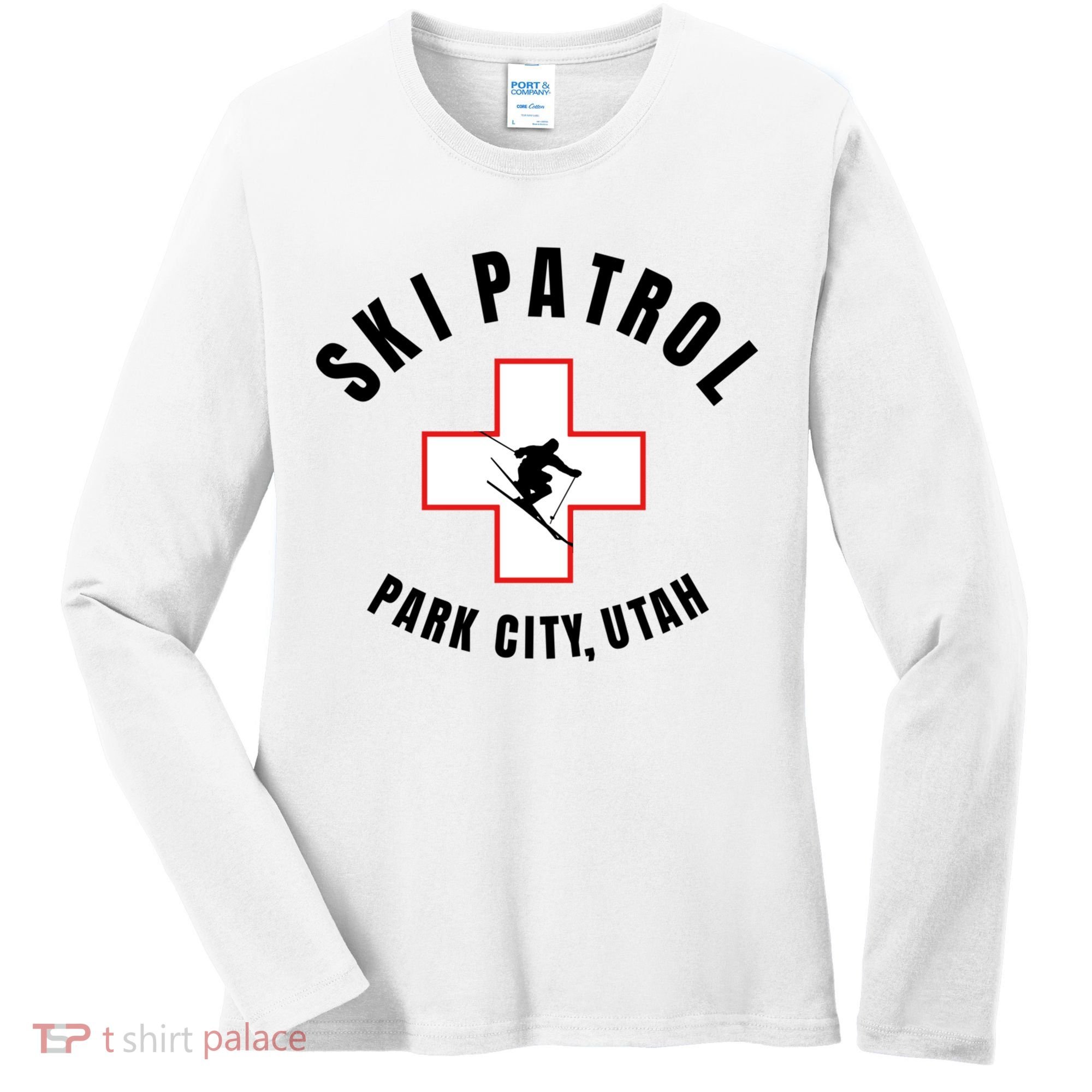 Park City Utah Ski Patrol Gift Women's Long Sleeve Shirt