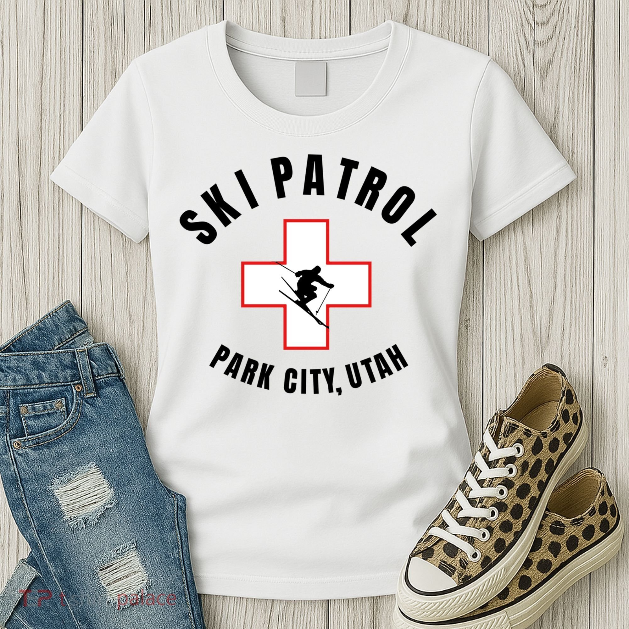 Park City Utah Ski Patrol Gift Women's T-Shirt