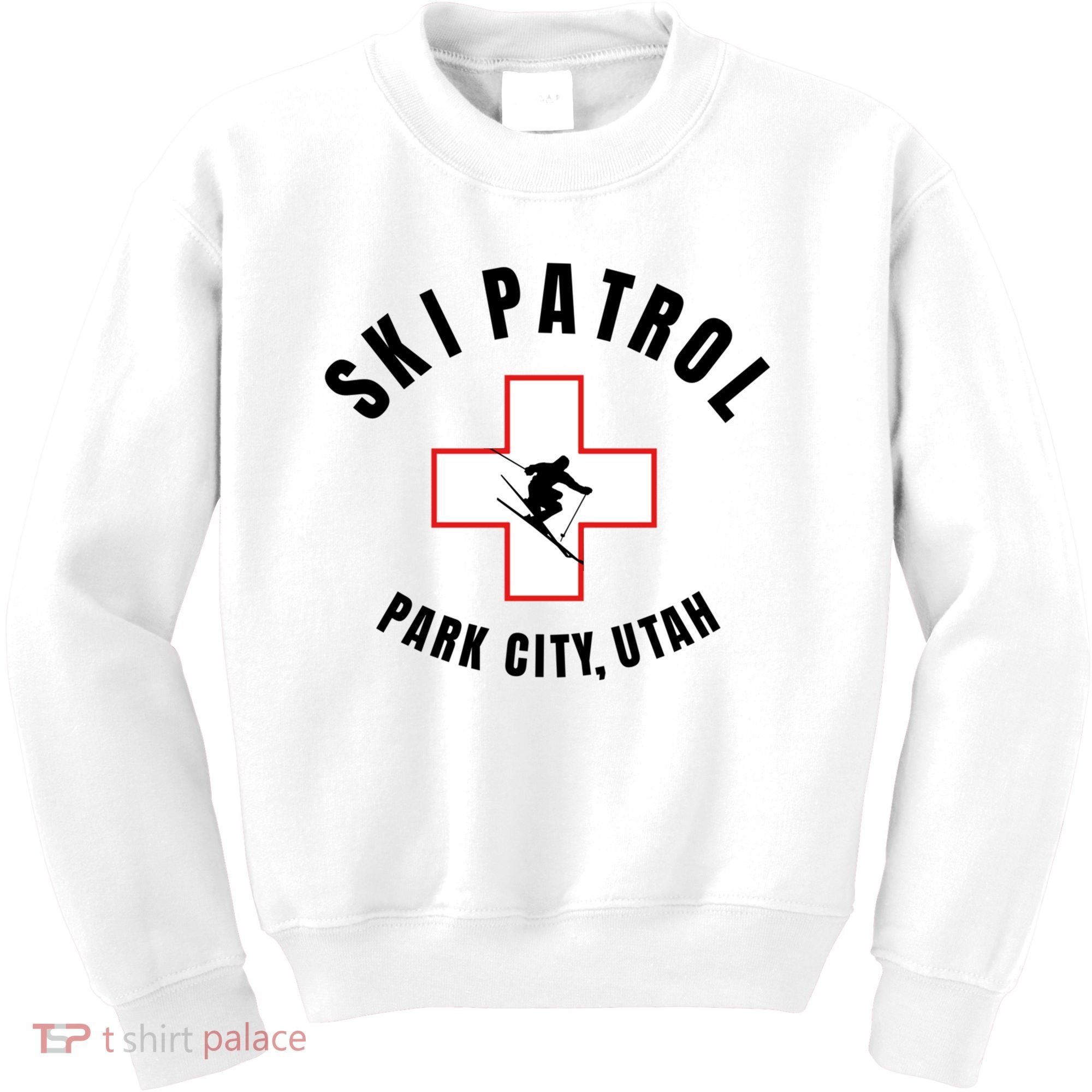Park City Utah Ski Patrol Gift Kids Sweatshirt