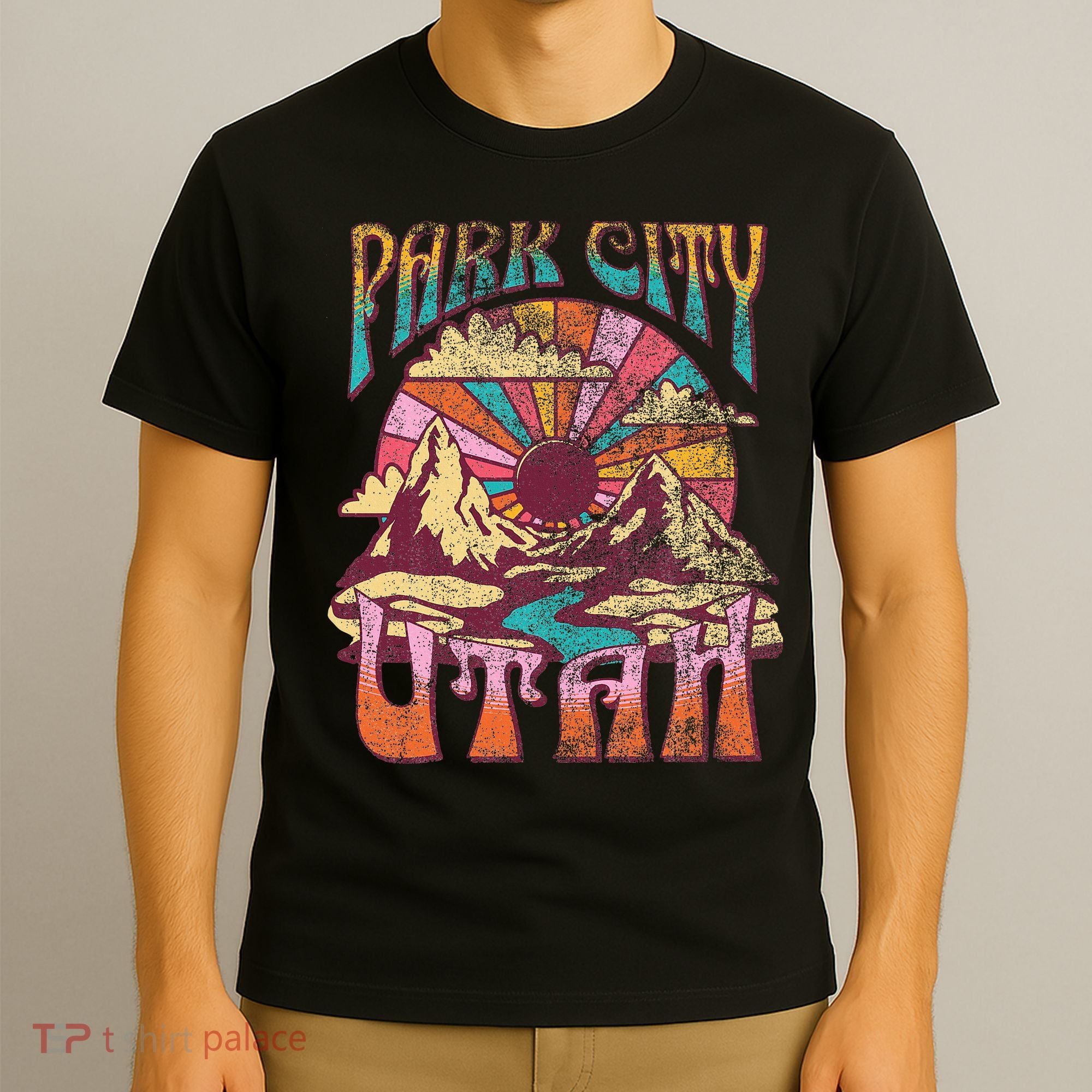 Park City Utah Nature Hiking Mountains Outdoors T-Shirt